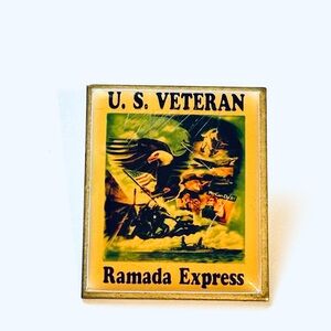 U.S. Veteran Ramada Express Pin, Memorabilia